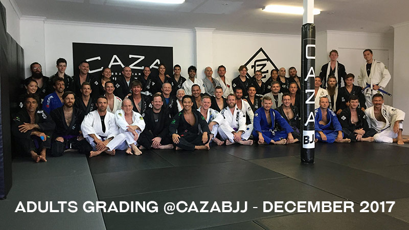 CAZA BJJ Grading December 2017 Team Photo