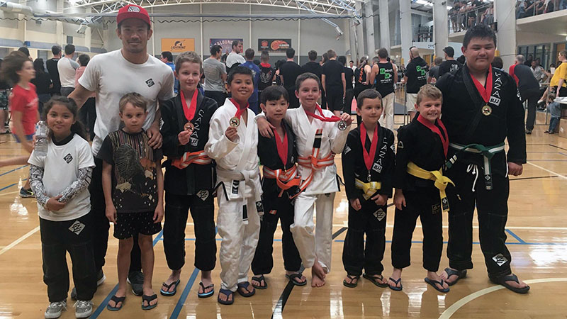 CAZA BJJ Kids at the 2018 Caloundra Open