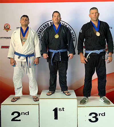 Dean Winning Gold