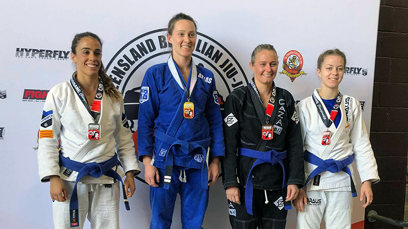 Amy at the 2019 QBJJC Brisbane Championship