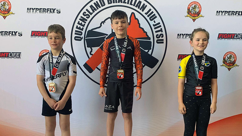 Jayden Kimber at the 2019 QBJJC Brisbane Championship