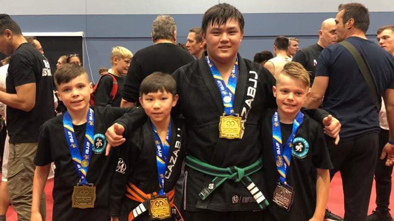 CAZA Kids at the 2019 IBJJF Pan Pacs