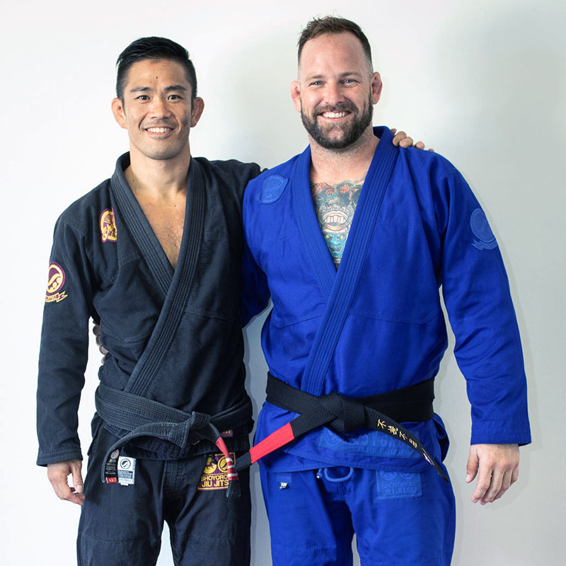 Professor Yoshi Hasegawa Promoting Cheyne Douglas to Black Belt