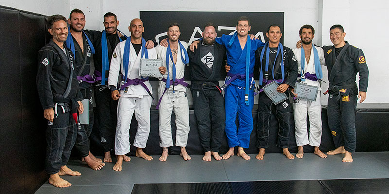 New CAZA BJJ Purple Belts